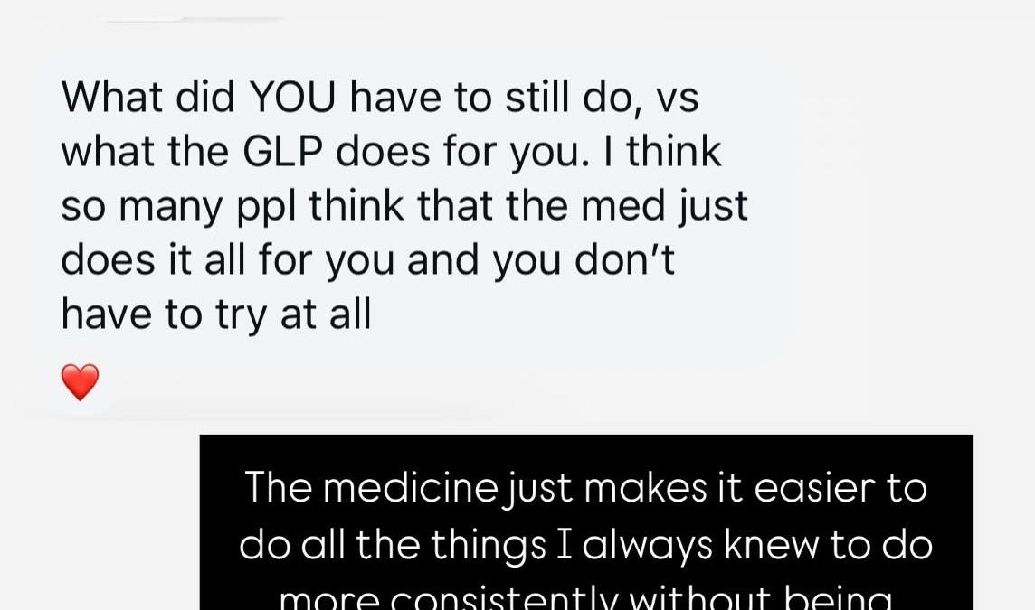 My personal GLP-1 maintenance insights... My personal GLP-1 maintenance insights...