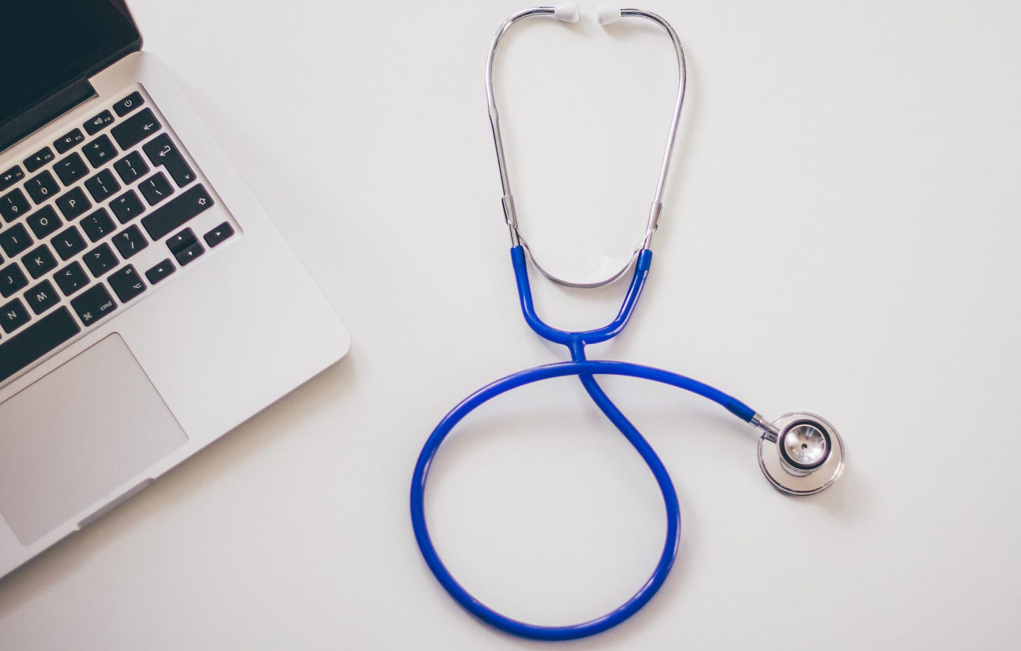 A doctor's stethoscope. 