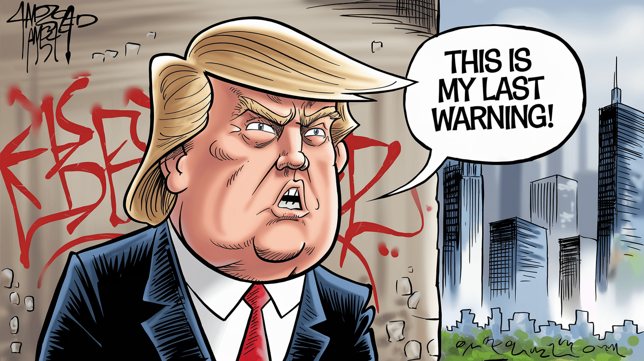 Trump: "This is my last warning!"