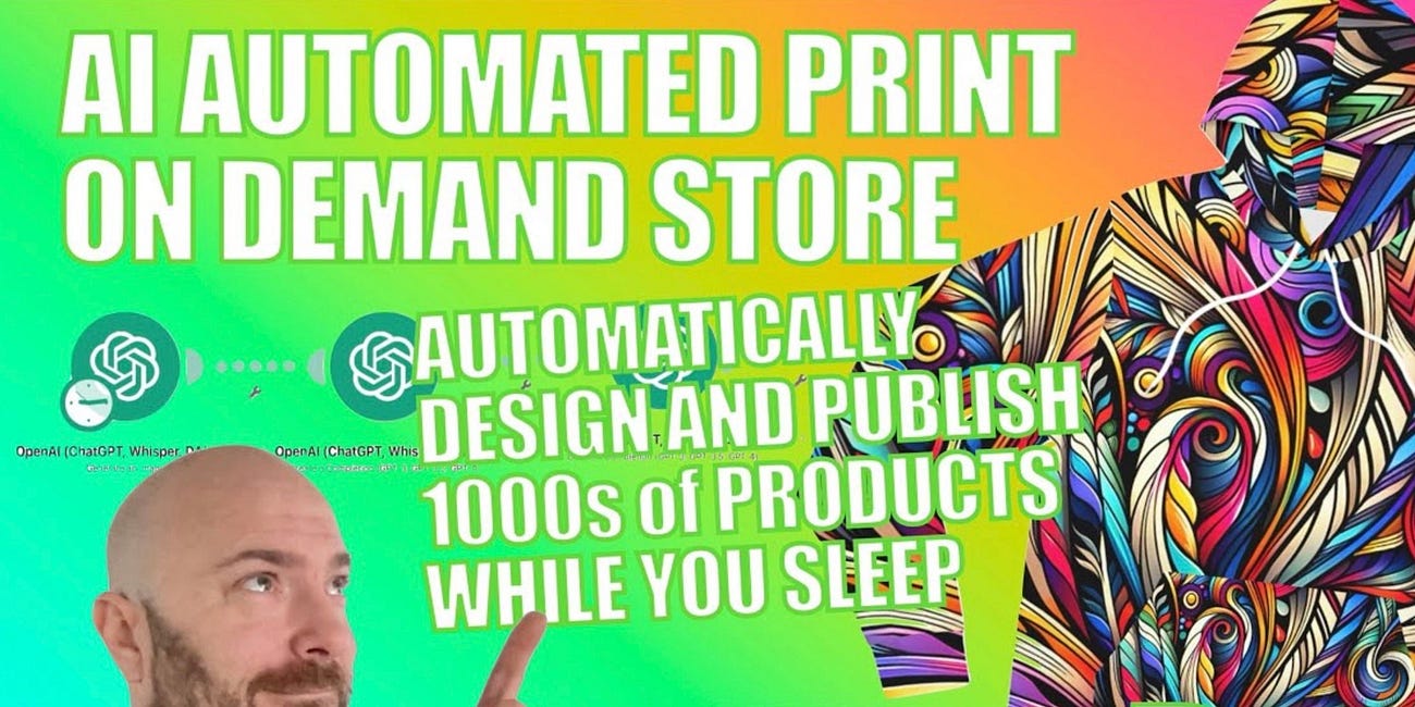 End-to-End-Automated Ecommerce Store, Print on Demand