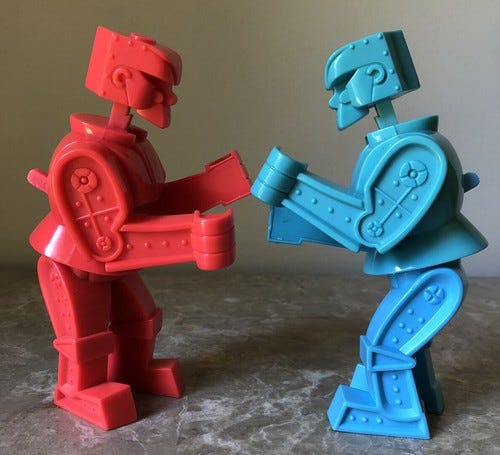 1999 Mattel Rock Em' Sock Em' Robots from Toy Story 2 Al's Toy Barn Set |  eBay