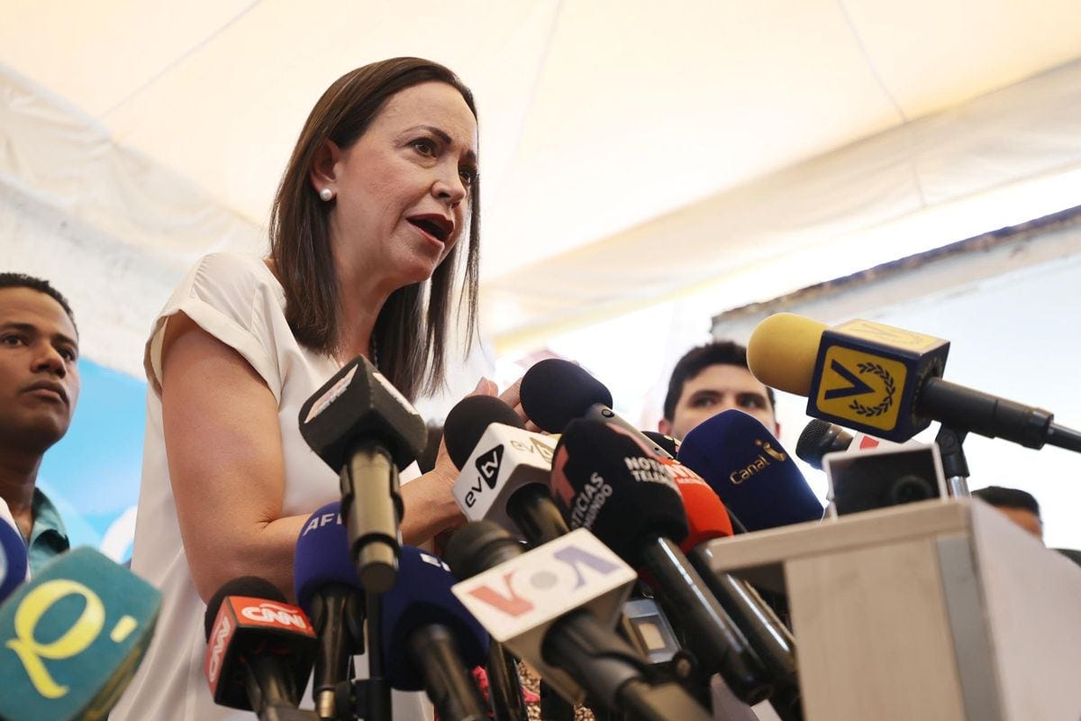 María Corina Machado llama a una 'protesta mundial' contra el 'bloqueo  electoral' en Venezuela | La Prensa Panamá