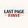 Last Page First