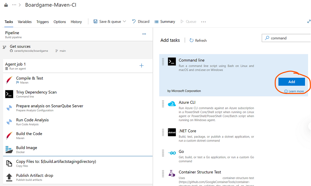 Secure CI/CD Pipeline with Trivy, SonarQube, and Azure DevOps
