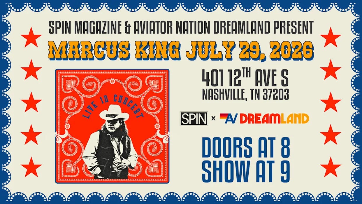 Marcus King Sets Special Nashville Acoustic Show at Aviator Nation Dreamland on July 29 Marcus King Sets Special Nashville Acoustic Show at Aviator Nation Dreamland on July 29