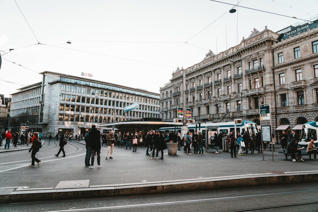 people near buildings people near buildings