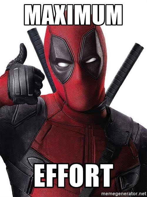 Best 25+ Maximum effort ideas on Pinterest | Maximum effort deadpool ...