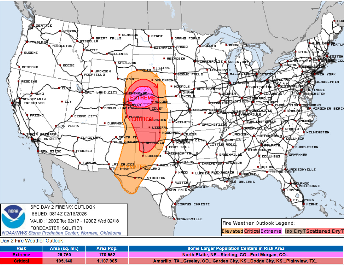 Large, intense storm system expected to bring widespread hazardous ...