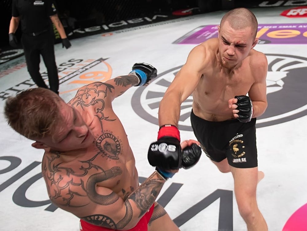 Adam Westlund Robin Roos Svensk MMA Superior Challenge