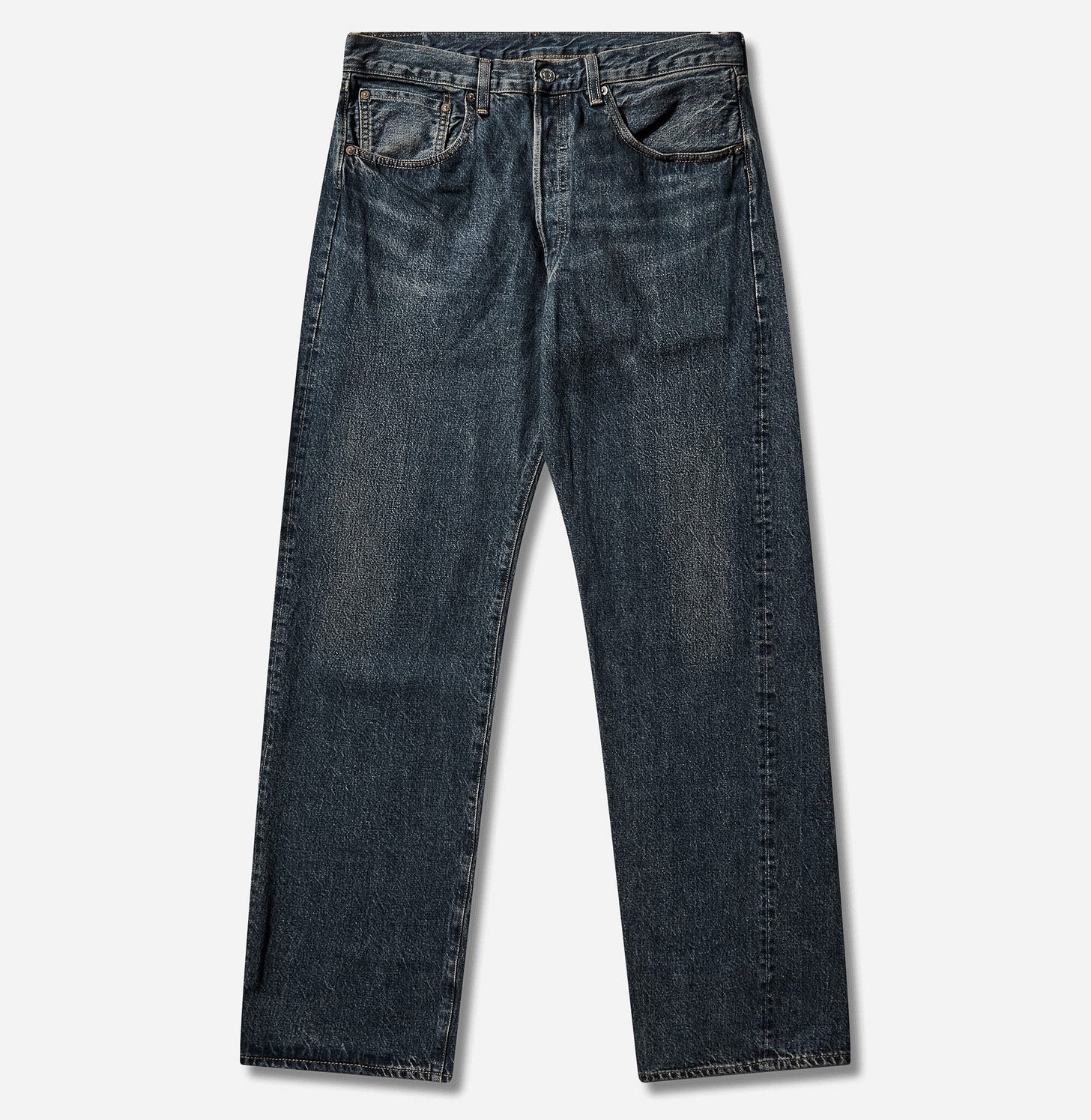 Levi's 1955 501 Jeans Med Indigo  Worn In Med Indigo Pants Denim 50155 0096