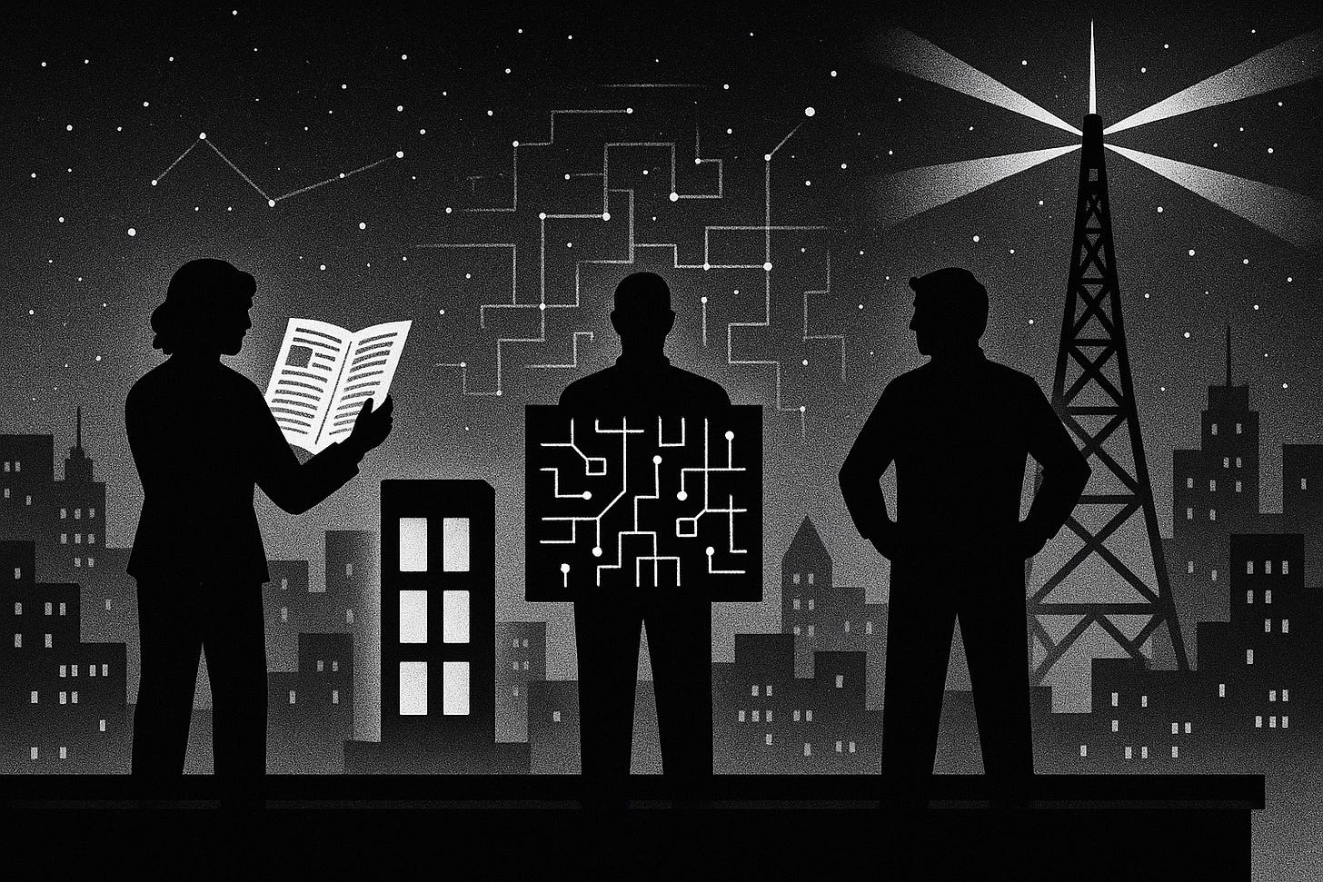 New Media Nightscape