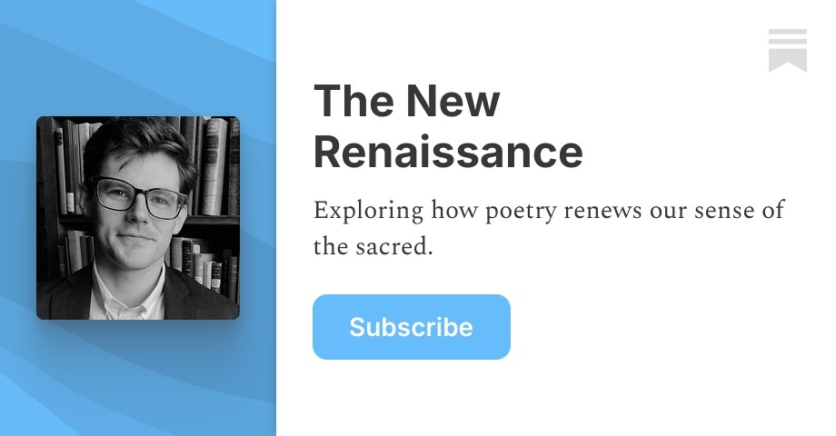 The New Renaissance | Adam Walker | Substack