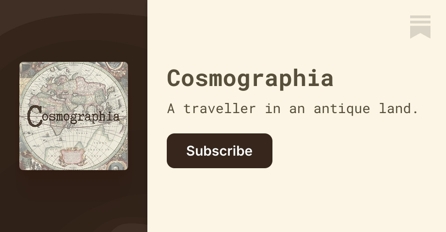 Cosmopolitan Stack Cosmographia | M. E. Rothwell | Substack