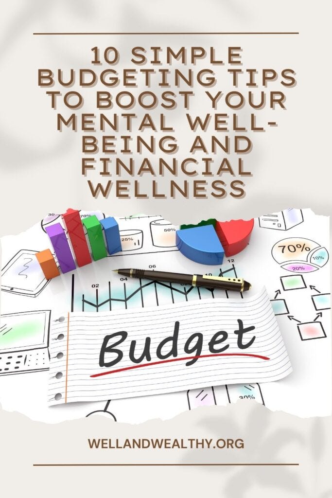 Simple Budgeting Tips to Boost Your Mental Well