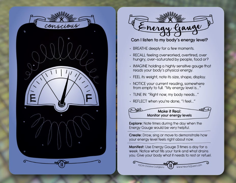 The Energy gauge tool to tend your energy level The Energy gauge tool to tend your energy level