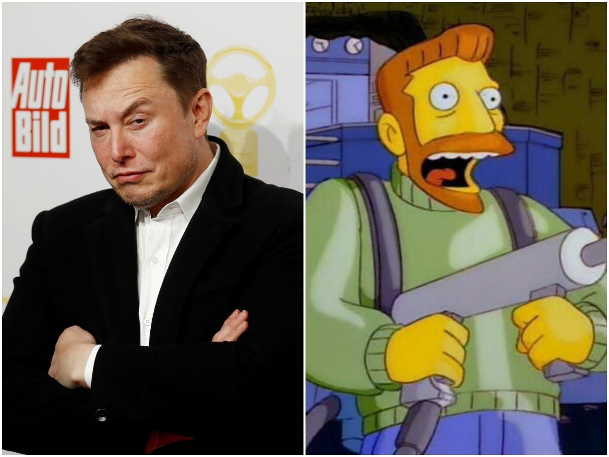 Elon Musk Admits He Is 'the Simpsons' Supervillain Hank Scorpio - Business  Insider