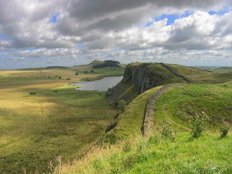 Hadrian's Wall via Michael Hanselmann CC BY-SA 3.0