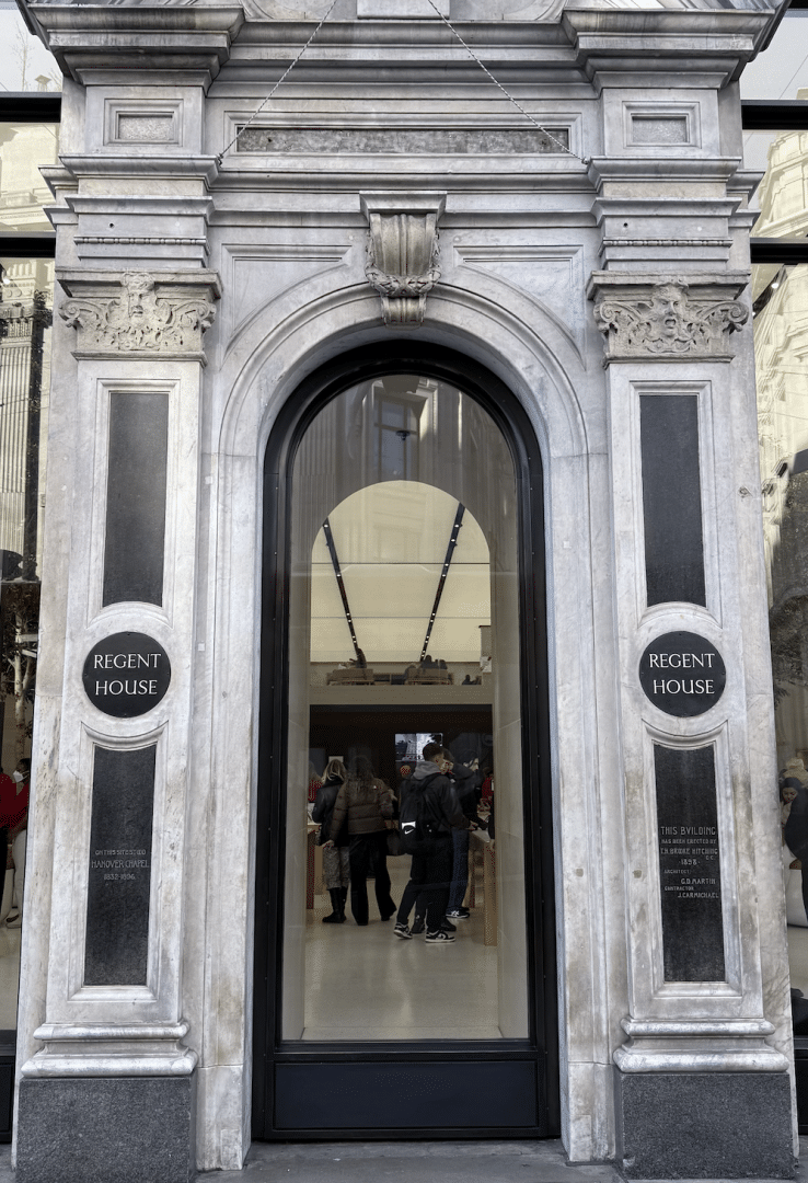 A Hidden Detail Along Regent Street