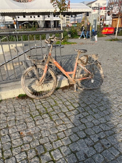 Image by Author - Rusted Bicycle