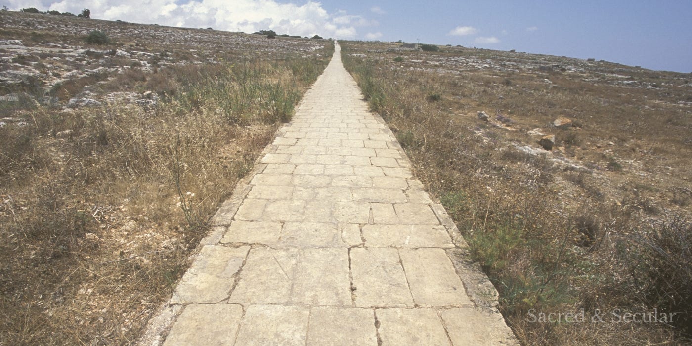 A path through an ancient landscape