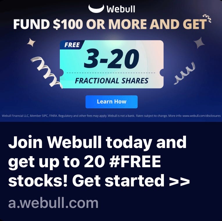 Invest in your healthy future with Webull — claim your free stock today and start building financial health to match your physical wellness. Join now! #ad