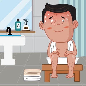 말 못할 항문 질환…매일 5분 40℃ 온수좌욕하면 도움 : 국제신문
