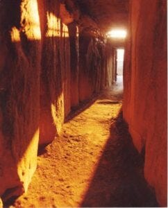 Winter Solstice inside Newgrange