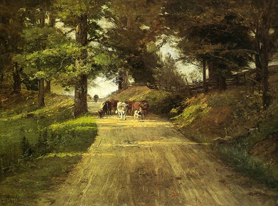 Landscape Oil Painting by T. C. Steele