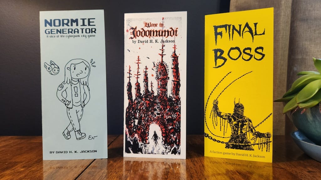 Project image for Normie Generator & more: Worldbuilding pamphlet games