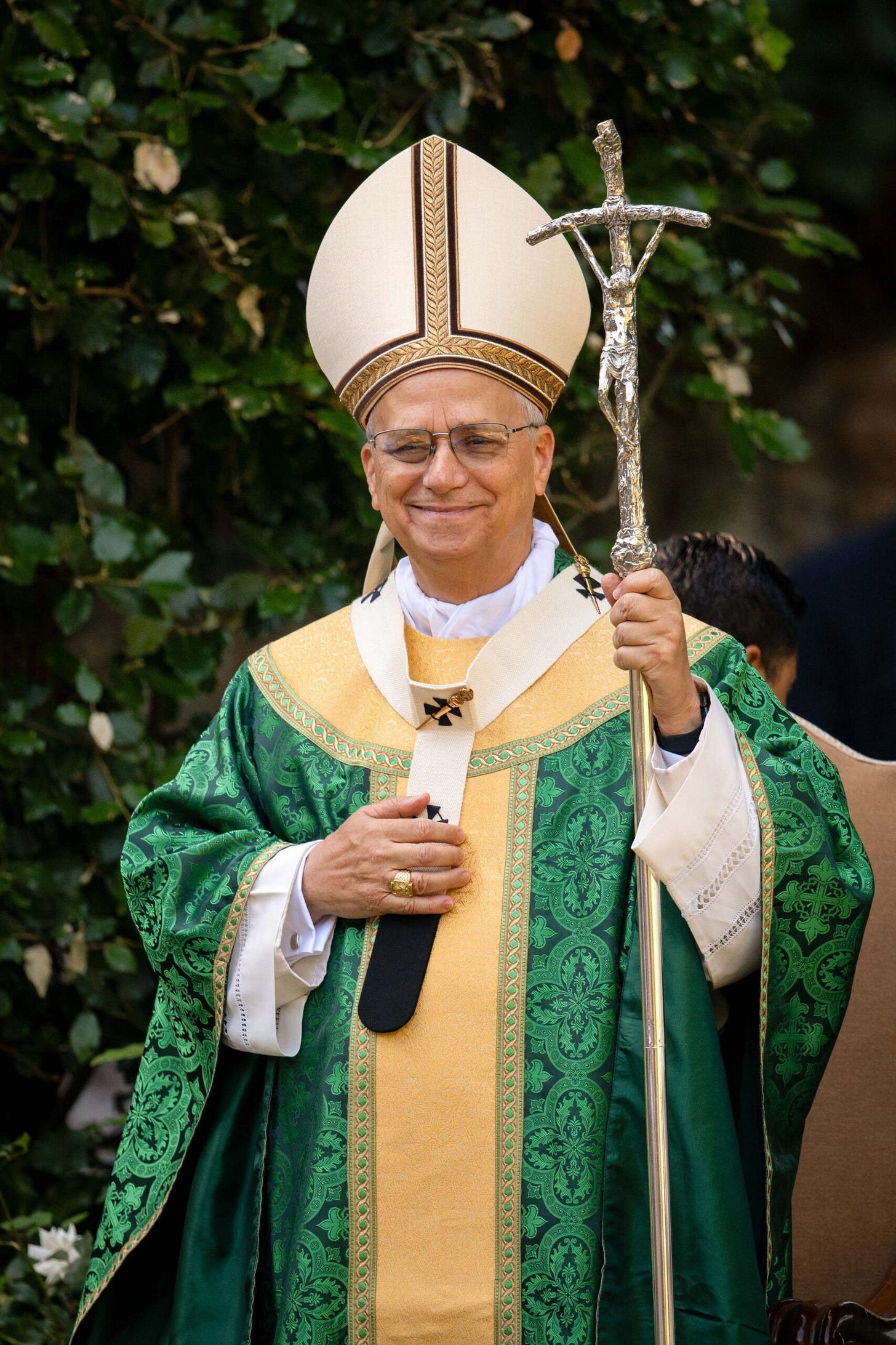 Pope Leo wears Chicago-made vestments to July 9 'care of creation' Mass -  The Dialog