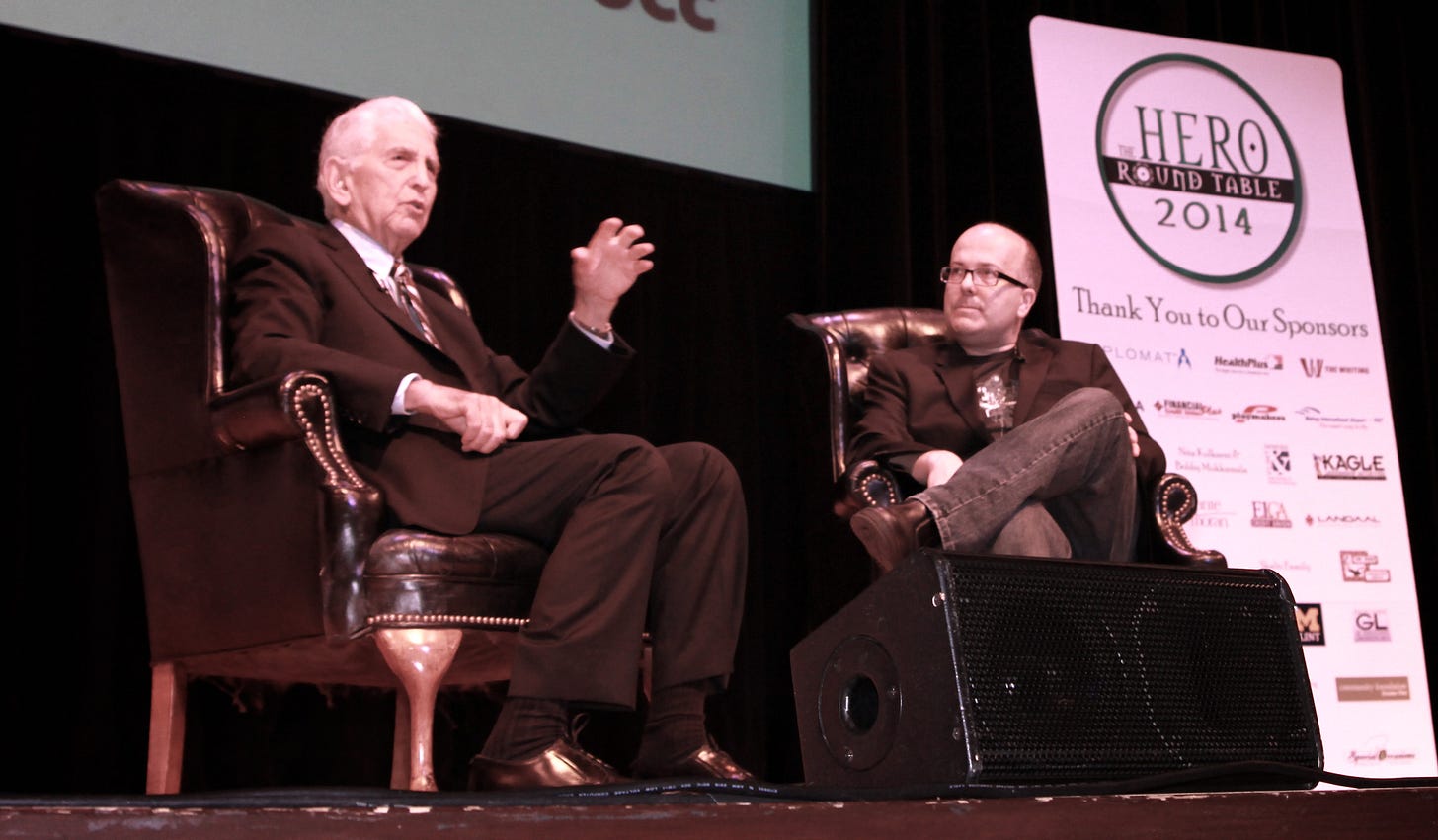 Daniel Ellsberg and Matt Langdon at Hero Round Table 2014