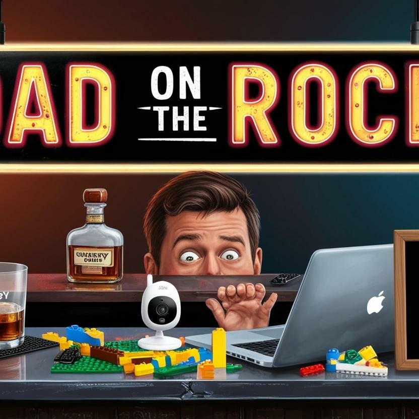 Dad on the Rocks