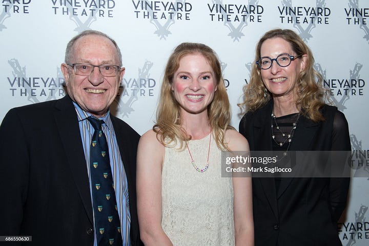 Ella Dershowitz Listed in Automatic at Sea Credits, Daughter of Alan Dershowitz