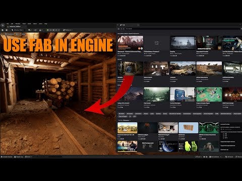 How To Use Fab Marketplace Inside Of Unreal Engine Projects (Tutorial) How To Use Fab Marketplace Inside Of Unreal Engine Projects (Tutorial)