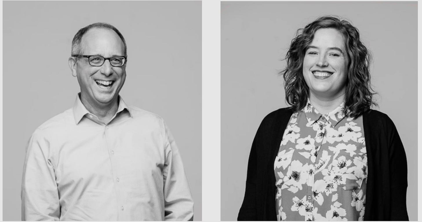 Photos of Mike Steckel and Polly Thurston from Mighty Citizen