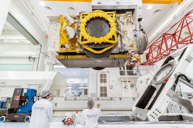 Amazonas Nexus Satellite Clean Room