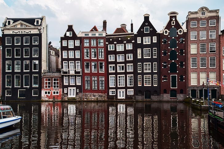 several high-rise buildings