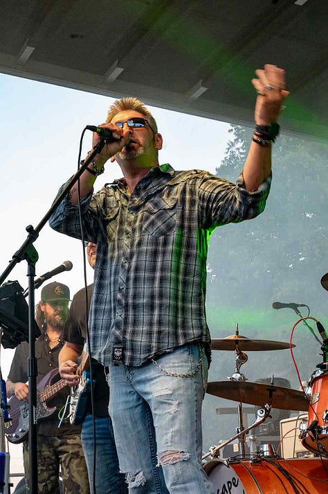 Punch and Whiskey opening the Saturday evening show