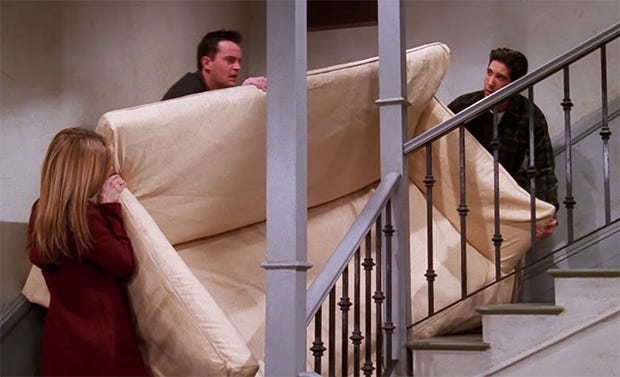 Central Perk Couch on 'Friends' — Photos – TVLine