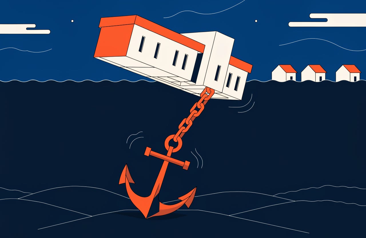 Every adjustment is applied to the anchor. Set it wrong and every night inherits the error. Every adjustment is applied to the anchor. Set it wrong and every night inherits the error.