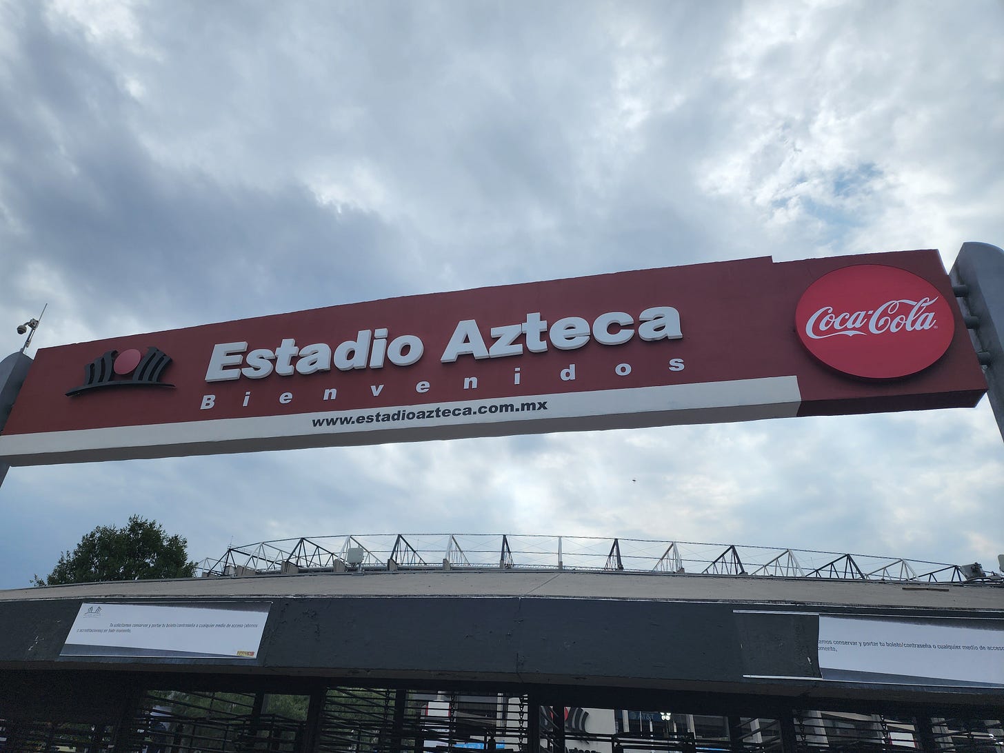Estadio Azteca entrance