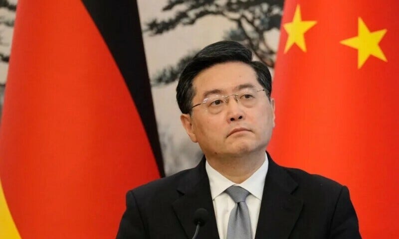 <p>Chinese Foreign Minister Qin Gang has said his country is ready to help Israel and the Palestinians resume peace talks after almost a decade. — AFP</p>