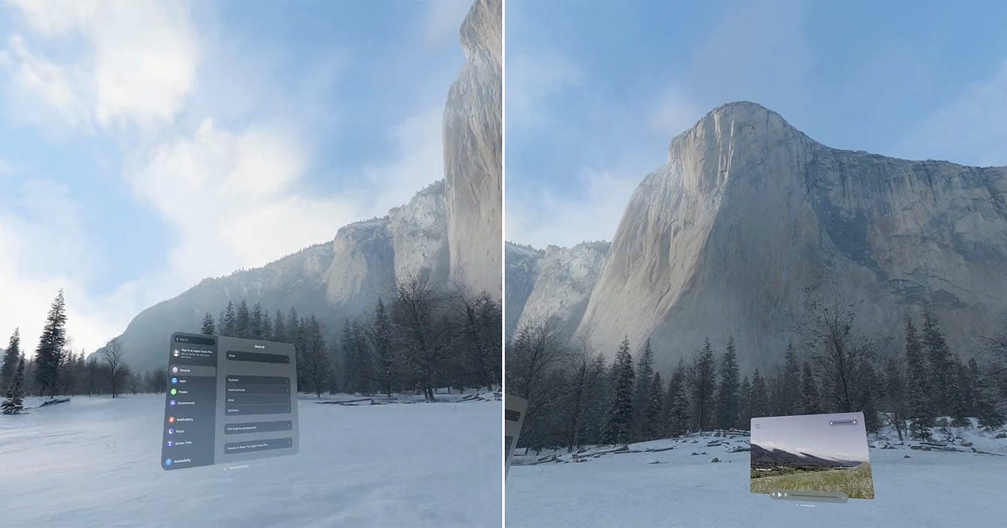 See One of the Apple Vision Pro's Incredible Immersive Environments |  PetaPixel