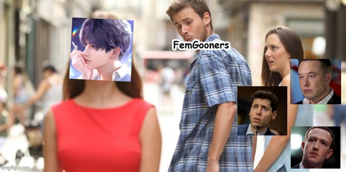 I should have put weeb FemGooners but (Sigh)