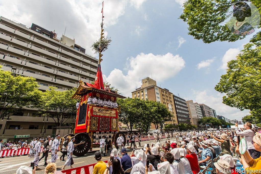 Gion Matsuri, uno de los festivales de julio más famosos