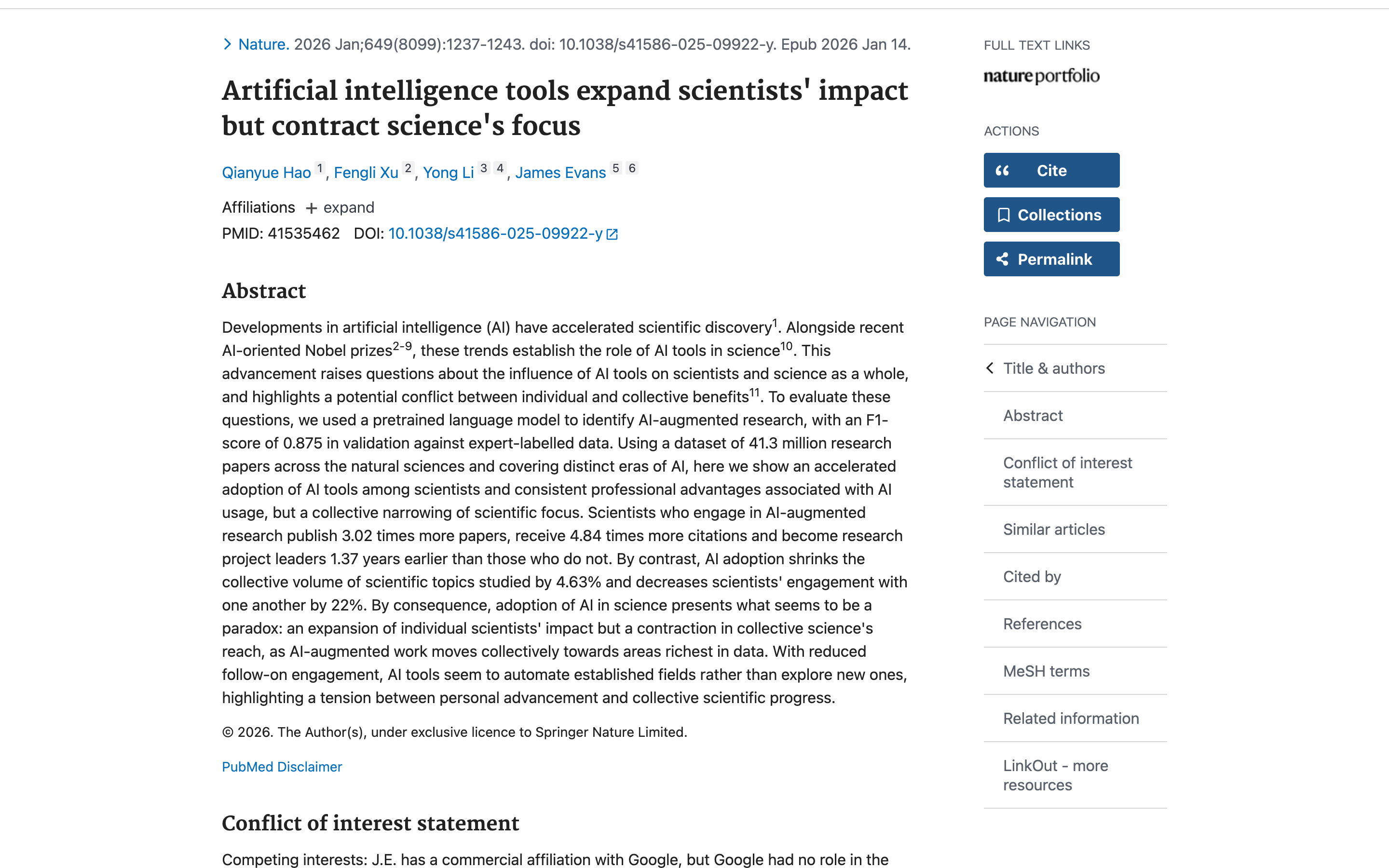 ‘ai scientists’ are exploding across disciplines.... Week #14: AI Is Great for Scientists, Bad for Science. Plus Two More ...