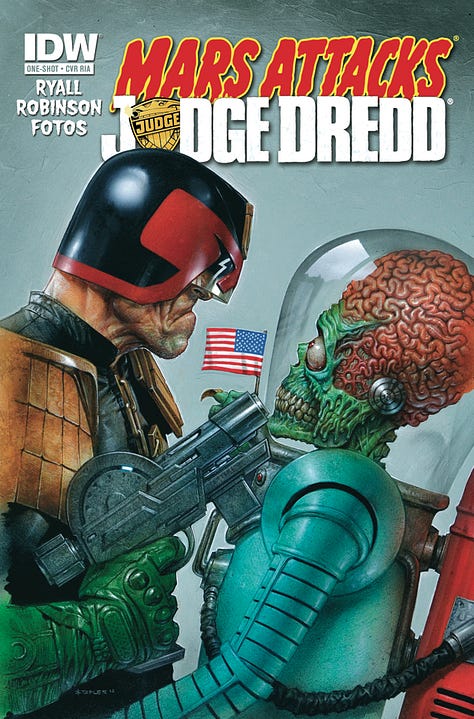 Other than the Martians, none of these characters actually appeared in the series itself.