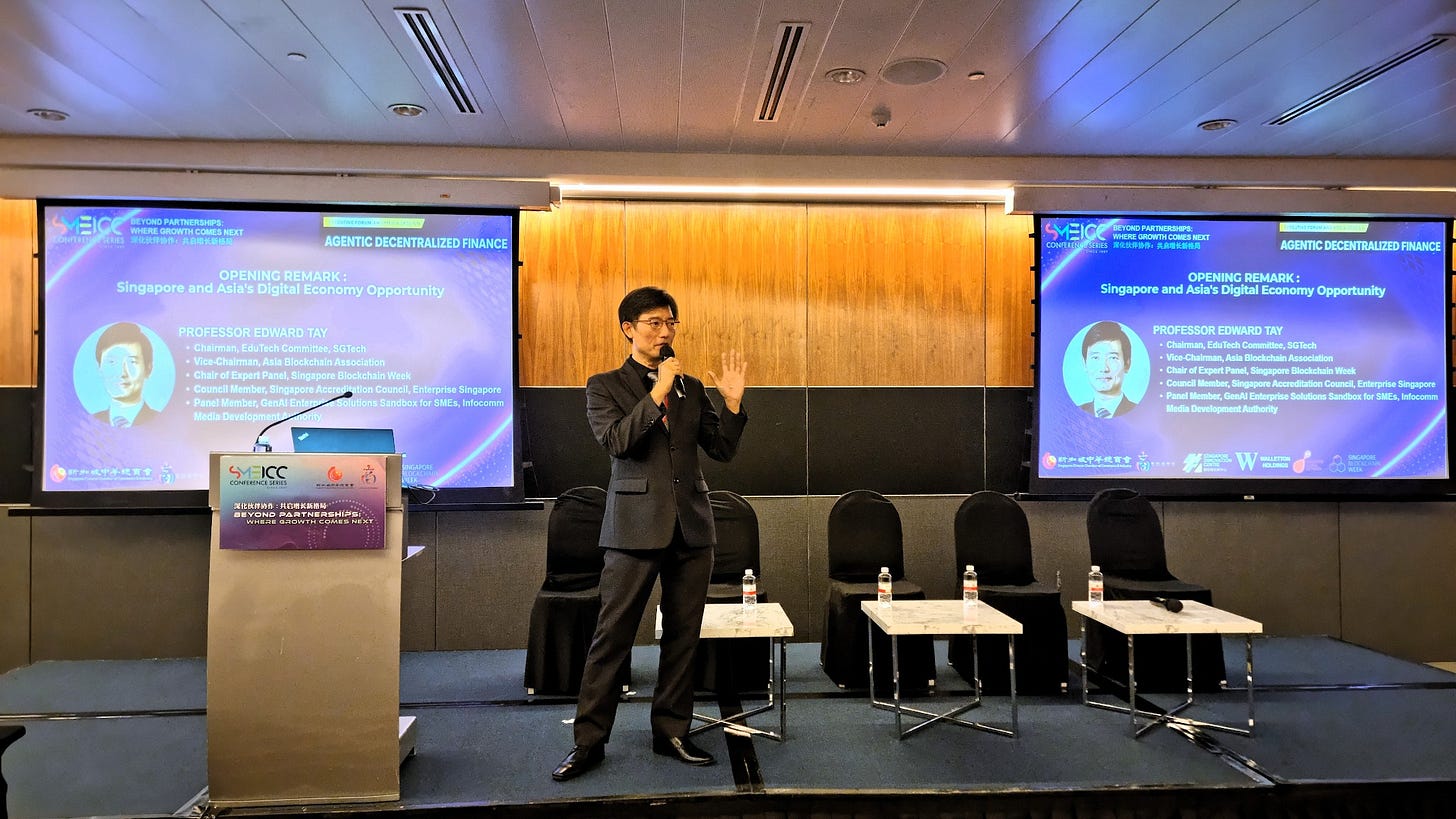 Singapore and Asia's Digital Economy Opportunity” Speech by Professor Edward Tay - National University of Singapore.