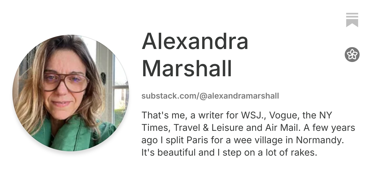 Alexandra Marshall | Substack