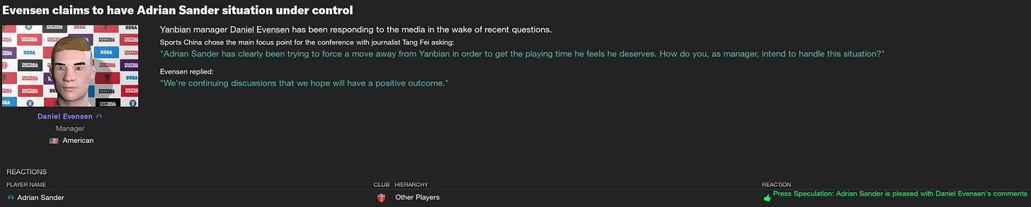 Football Manager 2023 Adrian Sander Football Manager 2023 Adrian Sander